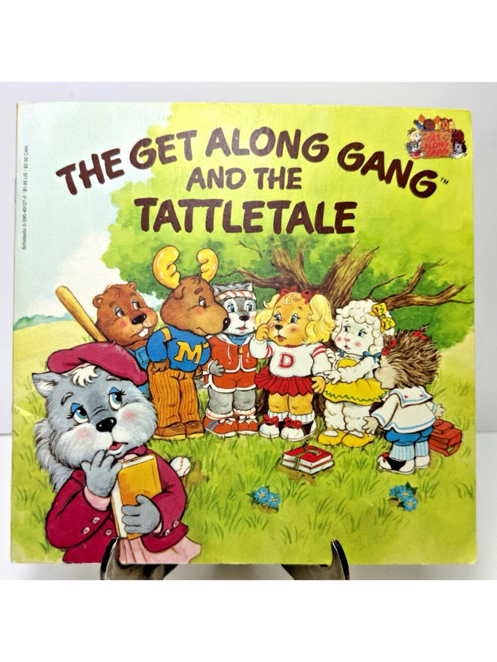 Vtg Get Along Gang Book 1984 Tattletale Paperback Cartoon Animals Scholastic